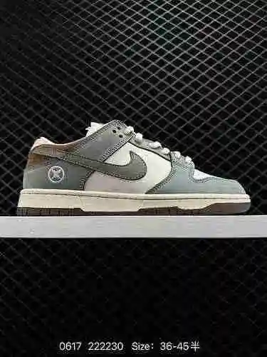 5 Yuto Horigome x Nk SB Dunk Low Co-branding "Gray Feather SB Low top Leisure Skateboarding Sho