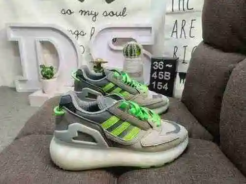 164D154DAdidas Originals ZX 5K Boost Nueva zapatilla deportiva informal con amortiguación de palomit