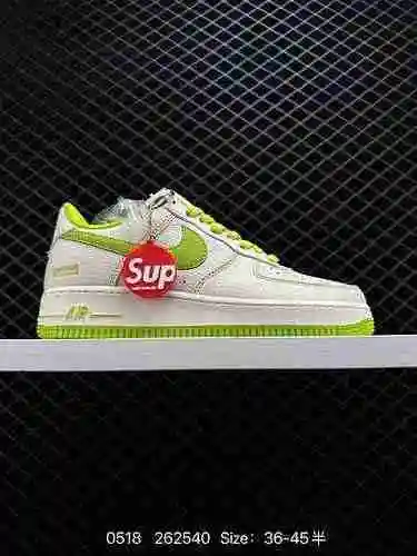 2 Nike Air Force 7 Low "Apple Green" zapatos de tabla casuales de caña baja Air Force One 