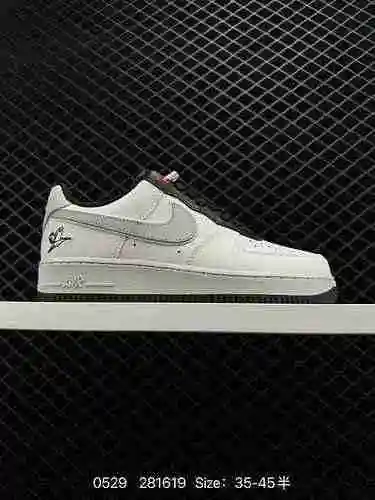 95 Nike Air Force Low Air Force One zapatilla casual de caña baja. El rendimiento de amortiguación s