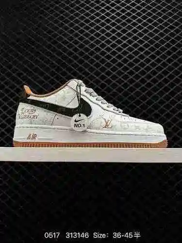 23 La horma original de la marca conjunta Nike Air Force Low LV crea una versión pura de la Fuerza A