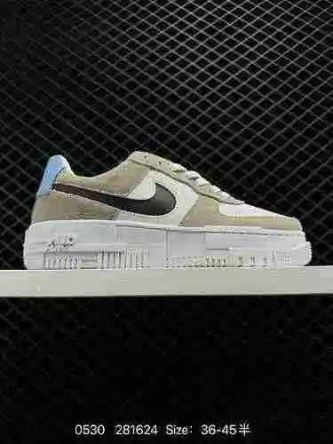 2 Nike AF Pixel Deconstructor Wind Air Force One Zapatos de tabla casuales y versátiles Parte superi