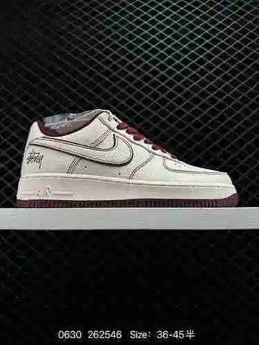 23 Corporate Stussy x Nike Air Force Low Zapatilla de deporte Air Force One Low con la marca Stussy 
