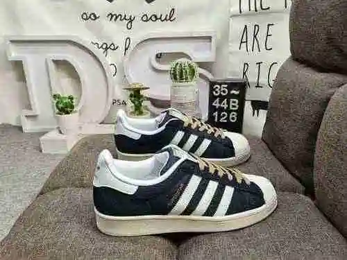 126DAdidas Clover Originals Superstar Shell Head Zapatos deportivos clásicos, versátiles e informale