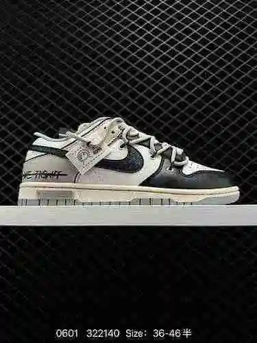 2 NK SB Dunk Low Panda Trick Exploración espacial Star Trek Deconstruction Cordón con cordones Los z