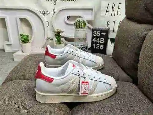 126D Adidas Originals SUPERSTAR W Shell Head Classic Versátil Casual Deportes Pequeños zapatos de ta