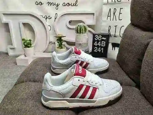 241D/Adidas Authentic Company ADIDAS FORUM MID LOW Zapatos clásicos vintage de caña baja Zapatos de 