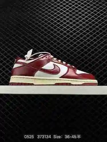 7 Nike Dunk Low PRM" Team Red" y zapatos de caña baja antideslizantes y resistentes al des