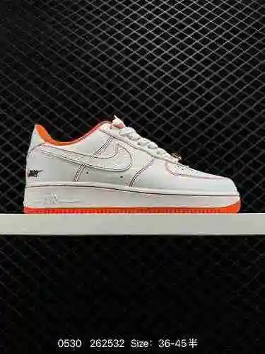 6 Nike Air Force Low Air Force One zapatilla casual de caña baja. El rendimiento de amortiguación su