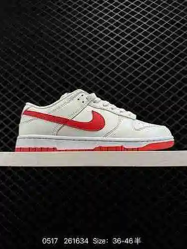 7 Nike Dunk Low Classic, zapatos deportivos informales y versátiles con relleno de lengüeta engrosad