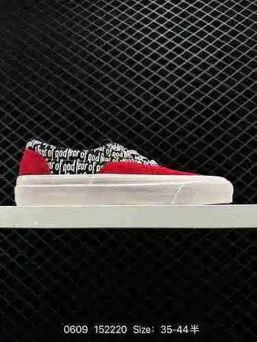 Serie de marca compartida de alta gama 'Wear of God' × Vans Era 95 DX FOG El diseño de pana es avanz