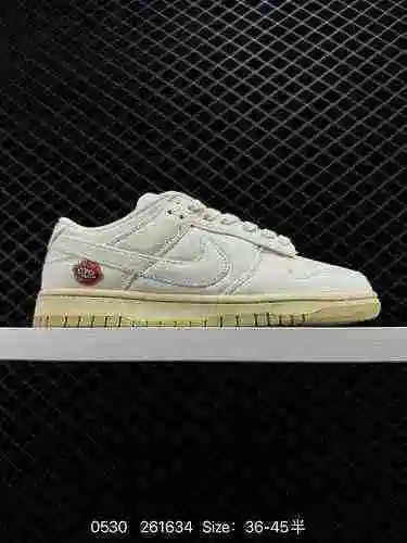 7 Nike SB Dunk Low Dunk Series Low Top Zapatos de skate deportivos casuales hechos de cuero de corte