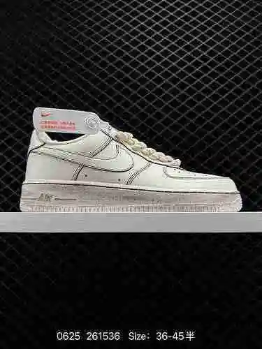 8 Nike Air Force&# x27; 7 Zapatillas deportivas informales de caña baja Air Force One Alta limpi