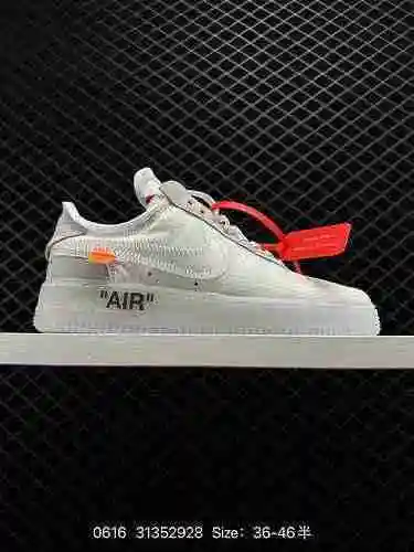 4 Tres grandes nombres, marca principal VIRGIL ABLOH, New York Brooklyn Museum x Off White ™ X Nike 