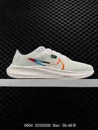 5 Nike Air Zoom Pegasus 4 Wide" White/Multicolor Swoosh" Aterrizaje lunar 4.ª generación S