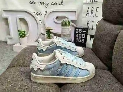 158DAdidas Clover Originals Superstar Shell Head Classic Versatile Casual Sports Zapatos de tabla Ad