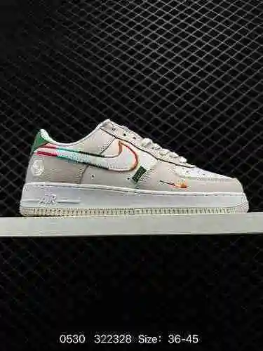 4 Nike Air Force Low Air Force One zapatilla casual de caña baja. El rendimiento de amortiguación su