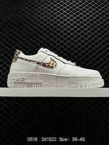 NK AF Pixel Deconstruction Style Air Force One Zapatillas bajas deportivas informales N.º de artícul