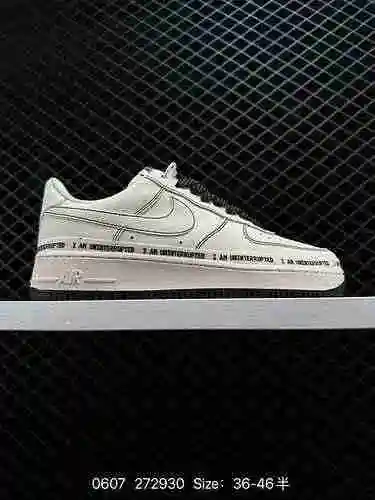 5 Stussyx Nike Air Force Low Zapatos de tabla casuales de caña baja Air Force One reflectantes en co