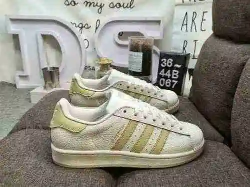067DAdidas Clover Originals Superstar Shell Head Classic Versatile Casual Sports Zapatos de tabla Ad