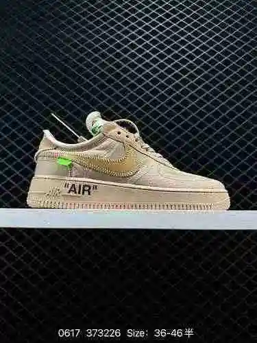 3 Big Three, marca principal de VIRGIL ABLOH, New York Brooklyn Museum x Off White ™ X Nike Air Forc