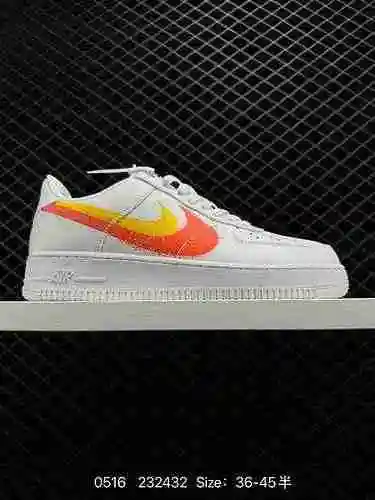 6 Nike Air Force Low Air Force One zapatilla casual de caña baja. El rendimiento de amortiguación su