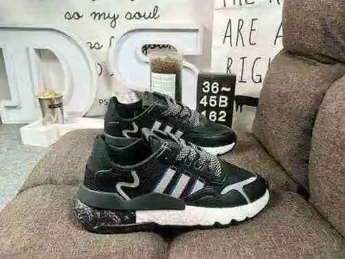 162D nivel de empresa Adidas Nite Jogger 2019 Boost color tierra código de barras Jackson Wang respa