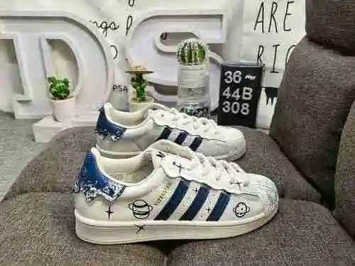 308DAdidas Clover Originals Superstar Shell Head Classic Versatile Casual Sports Zapatos de tabla Ad
