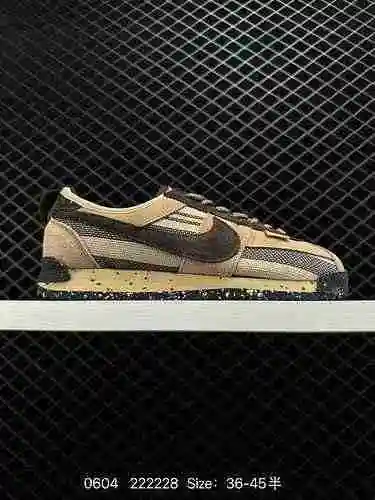Juego completo de 4 zapatos para correr informales de corte bajoｕｎｉｏｎx NK Cortez, versión original e