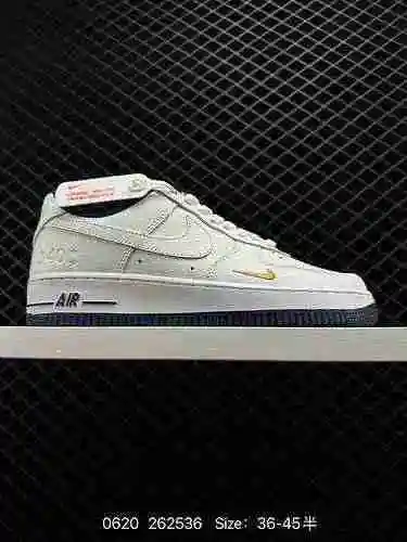 8 Toma en vivo exclusiva a nivel de compañía de los zapatos de tabla NK Air Force Air Force One Núme