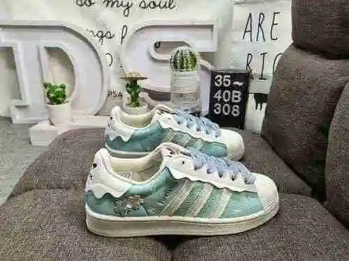 308DAdidas Clover Originals Superstar Shell Head Classic Versatile Casual Sports Zapatos de tabla Ad