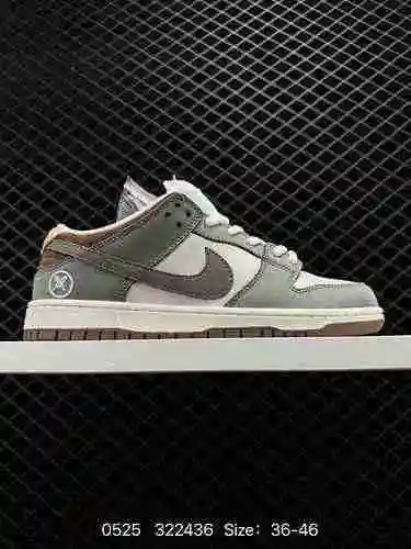 8 Yuto Horigome x Nk SB Dunk Low Co-branding "Gray Feather SB Low top Leisure Skateboarding Sho