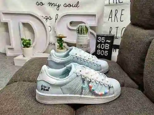 805DAdidas Clover Originals Superstar Shell Head Classic Versatile Casual Sports Zapatos de tabla Ad