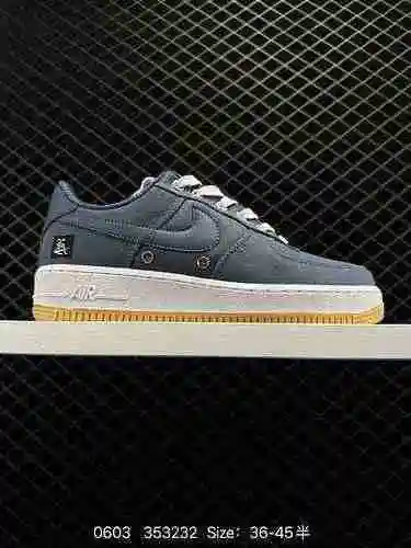 6 Nike Air Force Low Air Force One zapatilla casual de caña baja. El rendimiento de amortiguación su