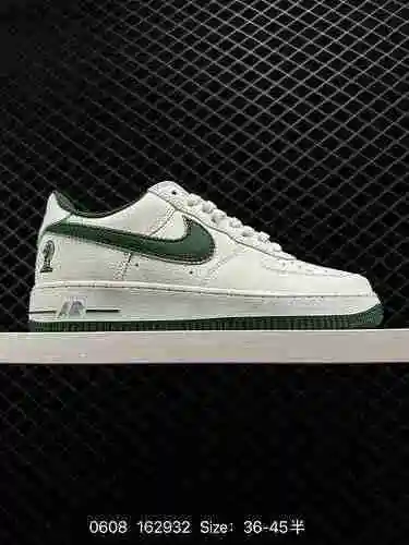 6 Nike Air Force Low LB No. 1 Blanco Verde Air Force One Zapatos bajos deportivos informales y versá