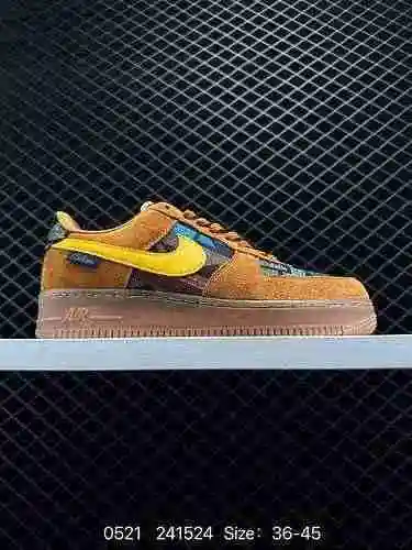 2 zapatos de tabla informales Air Force Low Air Force One Horma de zapato original Cartón original V