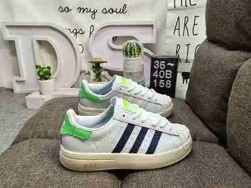 158D Adidas Originals SUPERSTAR W Shell Head Classic Versátil Casual Deportes Pequeños zapatos de ta