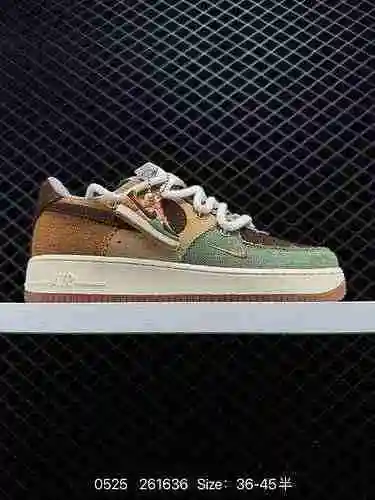 8 NIKE AIR FORCE 7 Voodoo Doll Air Force One Series Low top Clásico Vintage Cultura Ocio Deportes Za
