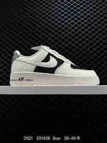 4 zapatos de tabla casuales Air Force Low Air Force One Horma de zapato original Cartón original Ver