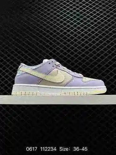 7 NIKE SB Dunk Rendimiento de bajo costo Primera edición Sabor al techo Material de la capa superior