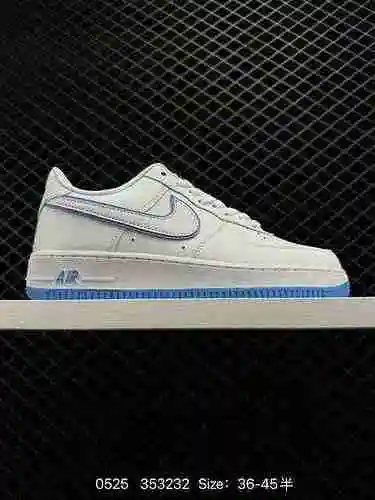6 Nike Air Force Low Air Force One zapatilla casual de caña baja. El rendimiento de amortiguación su