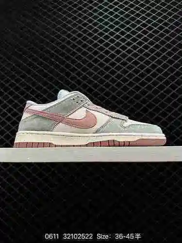 Nike SB Dunk Low" Barber Shop Grey" Dunk Dunk Series Zapatos de skate deportivos informale