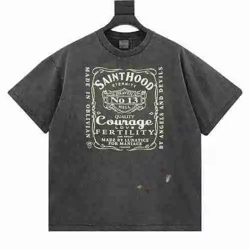 Manga corta con estampado de motociclista SAINT MICHAEL 23SS Skull</span>