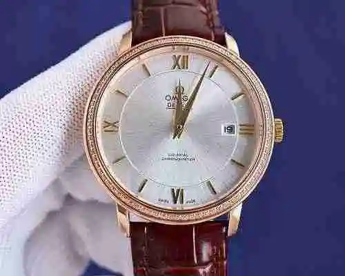 Reloj Omega para hombre combinado con movimiento mecánico original completamente automático, caja de