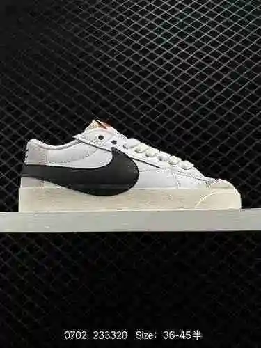 Nk Blazer Low&# x27; 77 JUmbo series función deconstrucción pioneer zapatos de tabla casuales de