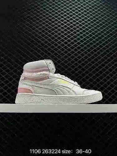 2 Puma Mid OG Sampson Vintage High Top Basketball Shoe Zapato de pareja para hombres y mujeres 3778-