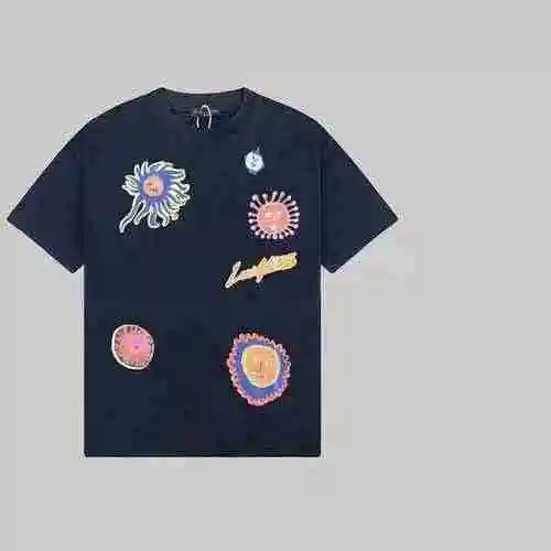 LOUIS VUITTON Louis Vuitton Yayoi Kusama Co Branding Series 2.0 Camiseta de manga corta estampada co