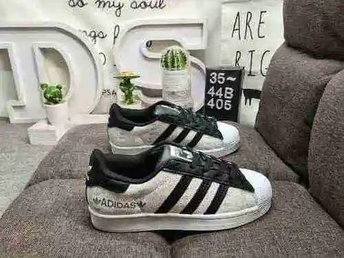 405DAdidas Three Leaf Grass Originals Superstar Shell Head Zapatos deportivos clásicos, versátiles e