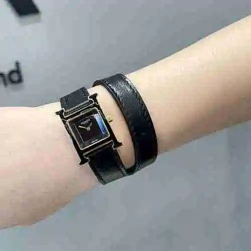 Herm è s Watch Reloj para mujer combinado con movimiento mecánico original completamente automático 