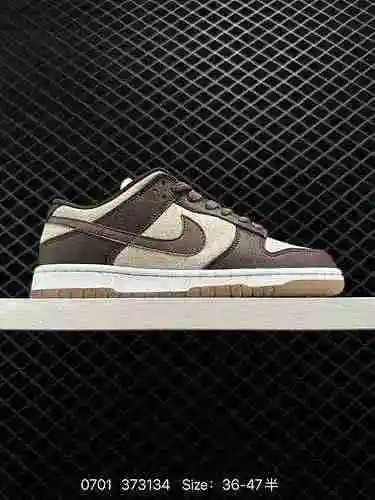 7 Nike Dunk Low Classic, zapatos deportivos informales y versátiles con relleno de lengüeta engrosad